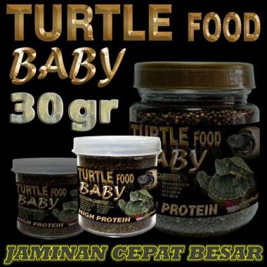 100 GR MAKANAN BAYI ANAKAN KURA-KURA AIR BRAZIL REST CST ALIGATOR RAZOR AMBON DAMER PICTA PIPUT MONB