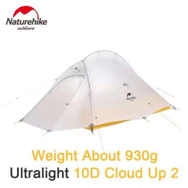 TENDA CLOUD UP 2 UL 10D NATUREHIKE NH19ZP017 - TENDA CAMPING ULTRALIGHT