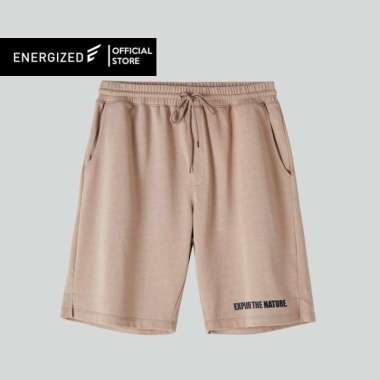 Energized Shorts Pants Bohemian Explorer Men's Casual Sweat 503-22023 L Taupe