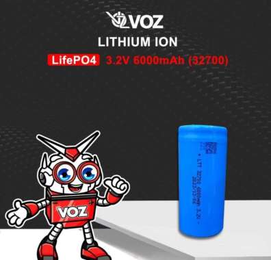 Voz Baterai LifePo4 Lithium iron phosphate 32700 3.2V 6000mah/voz lifepo4 6000mah 3,2v original mura