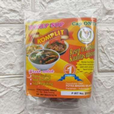 SALERO AWAK Bumbu masak rempah soto sate sop sup rendang instan padang cap onta ayam Sop