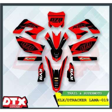 Decal KLX tipe lama decal DTRACKER tipe lama decal KLX DTRACKER full body decal KLX 150 stiker KLX d