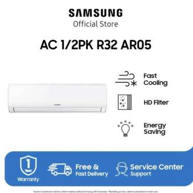 AC NEW SAMSUNG STANDART 350WATT 1/2PK AR05BGHQ R32