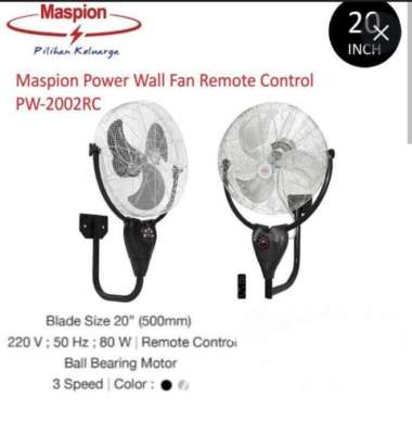 MASPION PW 2002 RC Kipas Angin Besi POWER FAN PW-2002RC