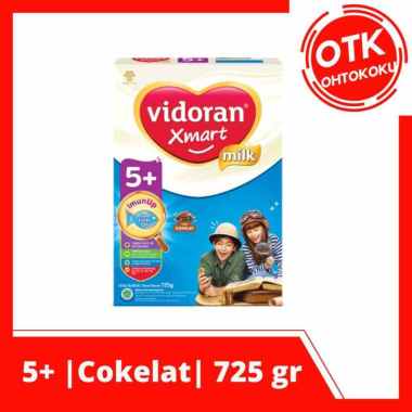Vidoran Xmart 5+ 725 Gr Susu Formula Pertumbuhan Anak 5-12 Tahun cokelat