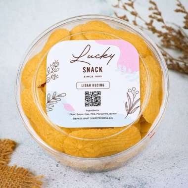 Kue Kering Lebaran "LIDAH KUCING" Wisman nastar Uk 1/4 KG