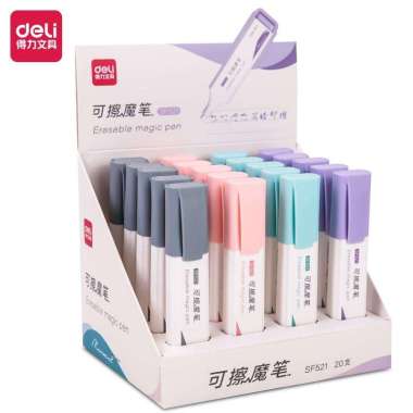 Deli Penghapus Tinta Pulpen Kaligrafi / Fountain Pen Ink Eraser SF155 Warna Pastel