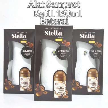 Stella Matic Alat Semprot Pengharum Ruangan Otomatis - Caffe Latte