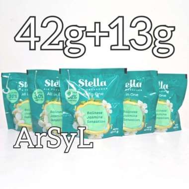 Stella Gantung All In One Pengharum Ruangan 42g+13g - Balinese Jasmine Sensation