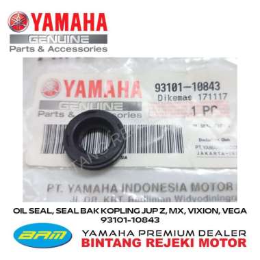 OIL SEAL, SEAL BAK KOPLING JUP Z, MX, VIXION, VEGA 93101-10843