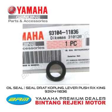 OIL SEAL | SEAL DRAT KOPLING, LEVER PUSH RX KING, 93104-11836