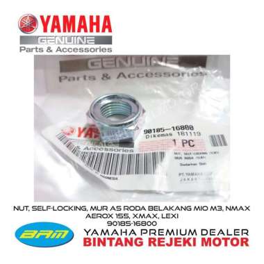 NUT, MUR AS RODA BELAKANG MIO M3, NMAX, AEROX, XMAX, LEXI 90185-16800