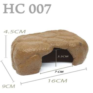 HC007 HIDINGCAVE REPTILE GOA TEMPAT NGUMPET SEMBUNYI LEOPARD GECKO AFT WHEELERI HIDDING CAVE PLACE R