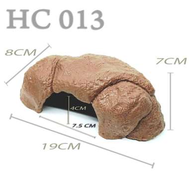 HC007 HIDINGCAVE REPTILE GOA TEMPAT NGUMPET SEMBUNYI LEOPARD GECKO AFT WHEELERI HIDDING CAVE PLACE R