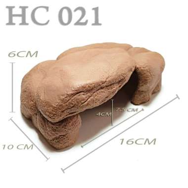 HC007 HIDINGCAVE REPTILE GOA TEMPAT NGUMPET SEMBUNYI LEOPARD GECKO AFT WHEELERI HIDDING CAVE PLACE R