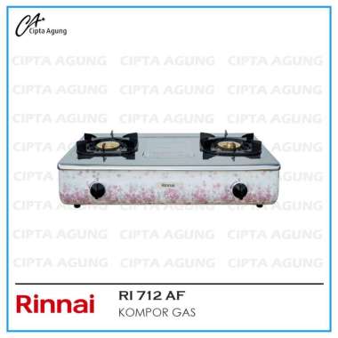 KOMPOR GAS RINNAI 2 TUNGKU RI 712 AF / RI-712AF