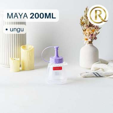 Botol Kecap Maya 200ml Plastik Viola Ungu