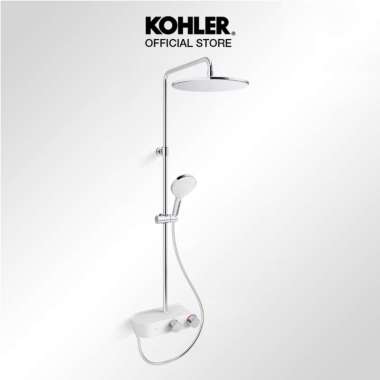 KOHLER Fluence Set Tiang Shower / Thermostatic Shower Column / Shower Mandi Polished Chrome K-36420T