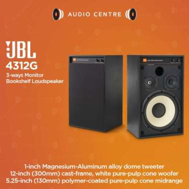 JBL 4312G 4312 G 3-Ways Monitor Bookshelf Loudspeaker 12 inch