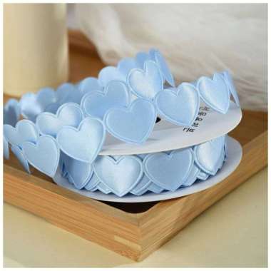 Pita Renda Love - Harga 1 roll Panjang 10 Yard 2.5CM GOLD