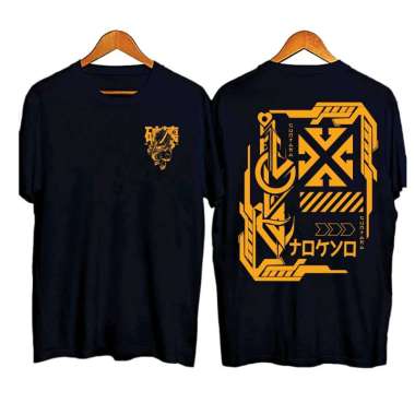 Baju Kaos Distro Premium Pria Wanita Desain Keren M LD 100CM Hitam 24s
