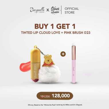 Buy 1 Get 1 Jacquelle x Shani Amelia Tinted Lip Cloud + Pink Sterling Brush Love