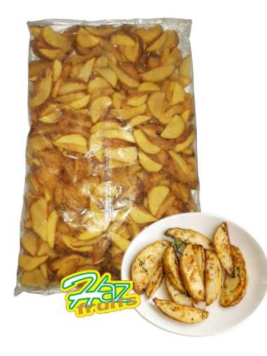 Potato Jacket Wedges 2,5 Kg x 4 Pcs | Kentang Goreng Frozen