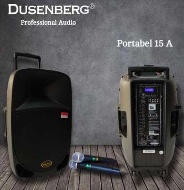 Speaker Portable 15 Inch DusenBerg DB15A / DB 15A Bluetooth TWS FM Radio