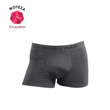 Sorex CD Celana Dalam Pria Laki - M 3817 ; 3819 - Sport Seamless Boxer | BISA PILIH WARNA 3819 ABU T