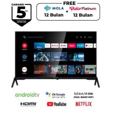 Polytron Smart Android TV 32 inch 32AG5759 / TV LED Polytron 32 inch 32AG5759