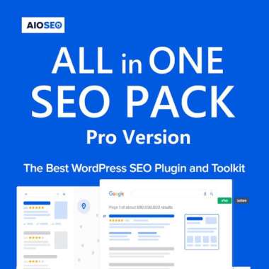 All in One SEO Pack Pro The Best WordPress SEO Plugin and Toolkit Asli Original Premium Lifetime - W