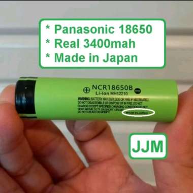 Baterai Panasonic 18650 Baterai Laptop NCR 18650B 1pc