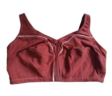 Bra Comfy Cotton Non Padded, Non Wire Brick Color Sample 40DD