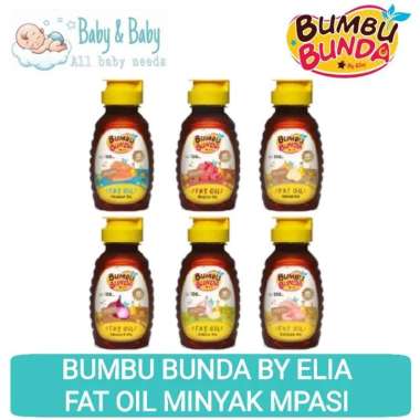 Bumbu Bunda Elia Fat Oil 100ml - Minyak Mpasi Bayi Elia Fat Oil Chicken