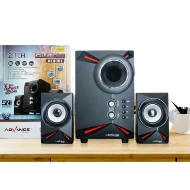 Speaker Advance Aktif Portable M180 BT Cleon Bluetooth Subwoofer BASS M180BT Garansi