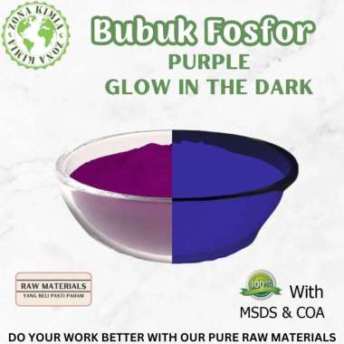 Fosfor Glow in The Dark Purple Fluorescent Powder 10gr / Serbuk Fosfor Ungu Pain Cat Glow 10gr