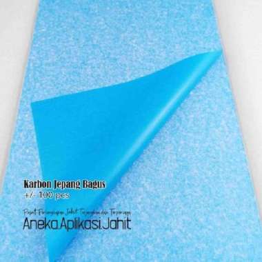 1 PACK ISI 100 LEMBAR KERTAS KARBON JAHIT/KARBON JEPANG/KARBON SAILING Kuning