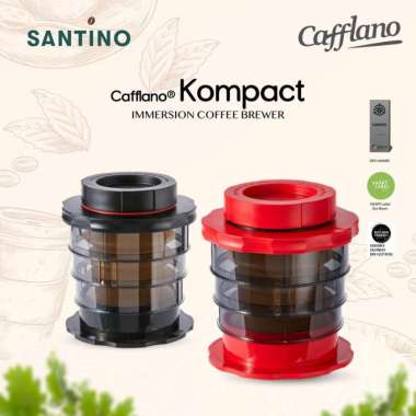 Cafflano Kompact Coffee Brewer - Alat Seduh Kopi Manual Merah