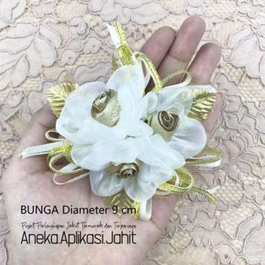 APLIKASI BUNGA TEMPEL / BUNGA CRAFT / BUNGA KETERAMPILAN PINK