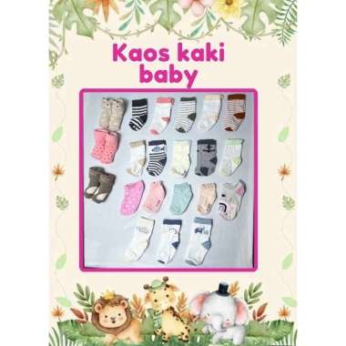 Kaos Kaki Bayi Kaus Kaki Bayi Perempuan Laki laki Usia 0 3 6 9 12 Bulan Murah Newborn socks baru lah