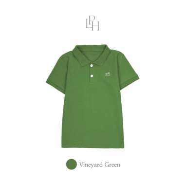 Little Palmerhaus Basic Polo 10.0 Kaos Polo Anak 3 tahun Vineyard Green