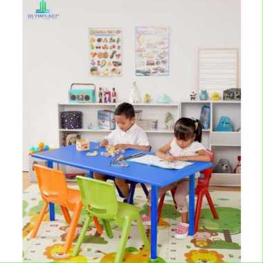 MEJA SEKOLAH PLAYGROUP ANAK PAUD TK-MT KIDS 120 OLYMPIC MERAH