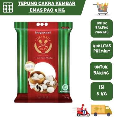 TEPUNG CAKRA KEMBAR EMAS PAO 5 KG