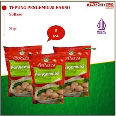 SoBaso Emulsifier Bakso Baso32gr (3 PCS)