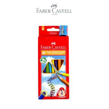 Faber-Castell Junior Triangular Pensil Warna Set 10, 20, 30 Set 30