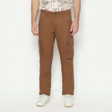 RBJ Celana Cargo Panjang Regular Fit Cotton Premium Pria 29 KHAKY