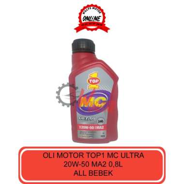 Oli TOP1 SAE 20W-50 MA2 0,8L / Oli Motor Bebek 4T