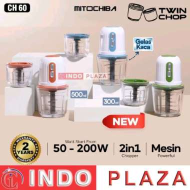 MITOCHIBA / MITO CHOPPER TWINCHOP 500 ML CH60 Penggiling dan Penghalus bumbu GREEN PISTACHIO