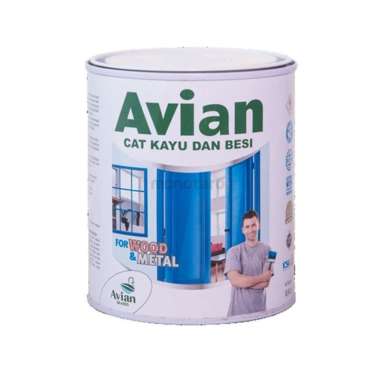 AVIAN 0.9 Liter Cat Kayu dan Besi Berbagai Warna Ready Bandung 0.9 liter 924 Dover Grey