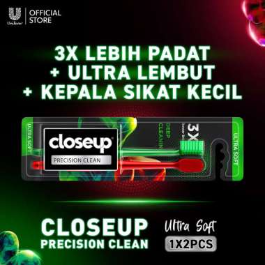 Close Up Toothbrush Precision Clean Ultra Soft Sikat Gigi [2 pcs / Random]